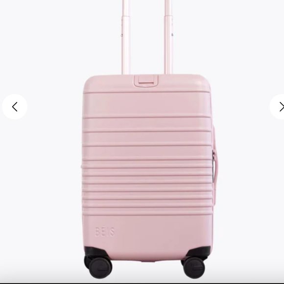 BEIS Bags Beis The Carry On Roller Atlas Pink Broken Zipper Poshmark